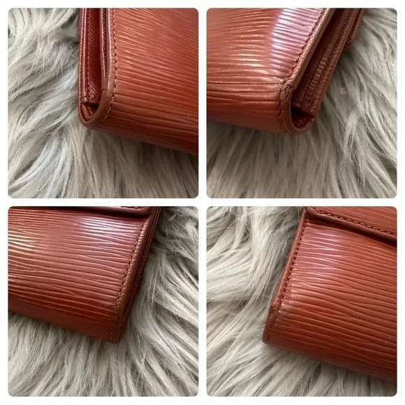 LOUIS VUITTON Epi Porte Tresor Etui Papiers Wallet Clutch - Picture 15 of 15